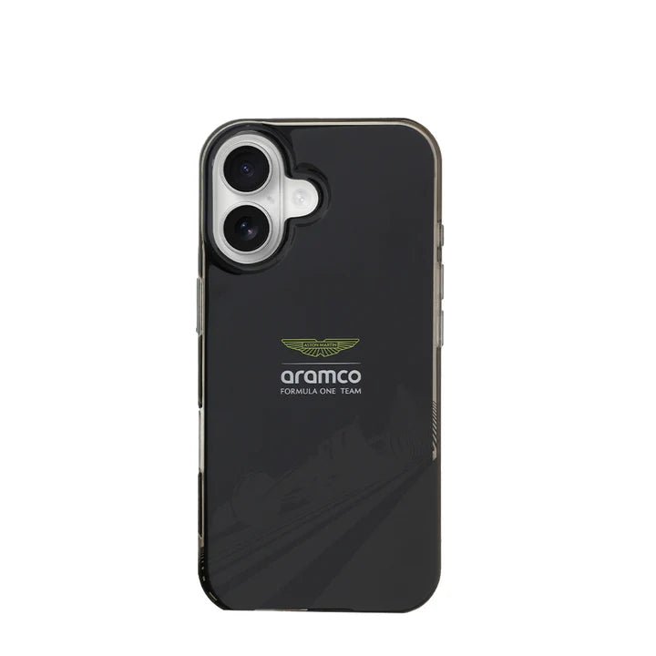 ASTON MARTIN - Aramco F1 - Magsafe IPhone 16 Black Case - My Store