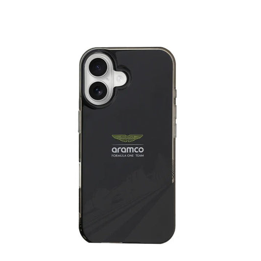 ASTON MARTIN - Aramco F1 - Magsafe IPhone 16 Black Case - My Store