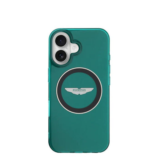 ASTON MARTIN - Magsafe IPhone 16 Green IML Case - My Store