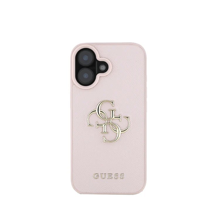 GUESS - Magsafe Grained IPhone 16 Case Pink - My Store