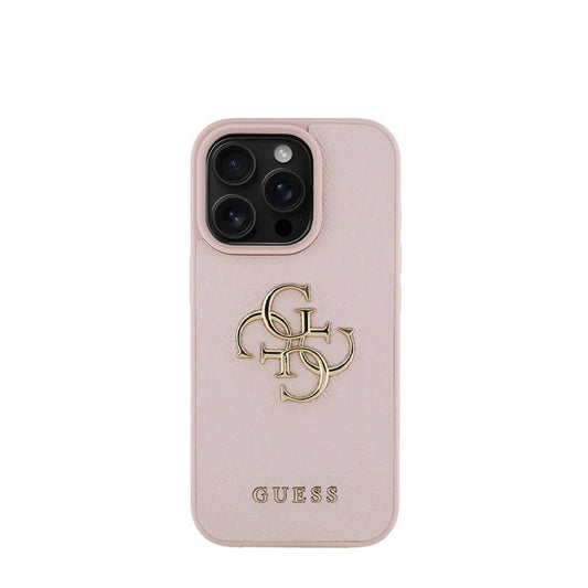 GUESS - Magsafe Grained IPhone 16 Pro Pink Case - My Store