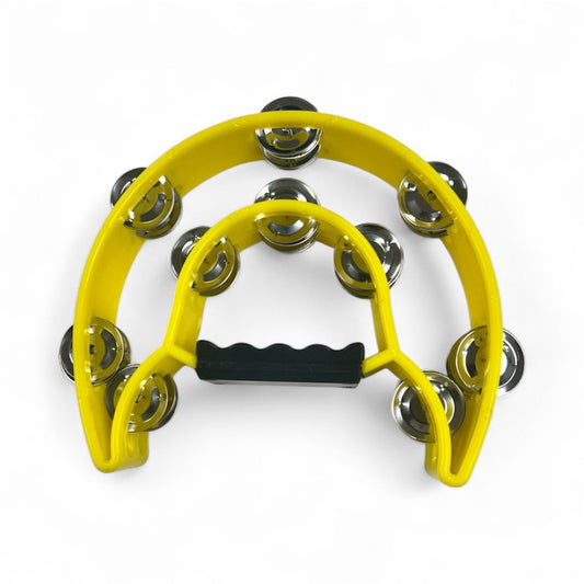 JT - TX9 - 20 Rhythm Yellow Double Tambourine - My Store