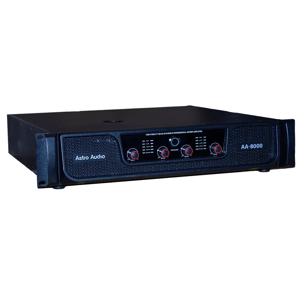 Astro Audio AA-8000 Professional Power Amplifier – 4 Channel Pro Audio