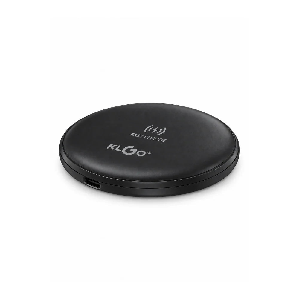 KLGO Fast Wireless Charger With Type-C Interface White/Grey [W2 BK/WH]