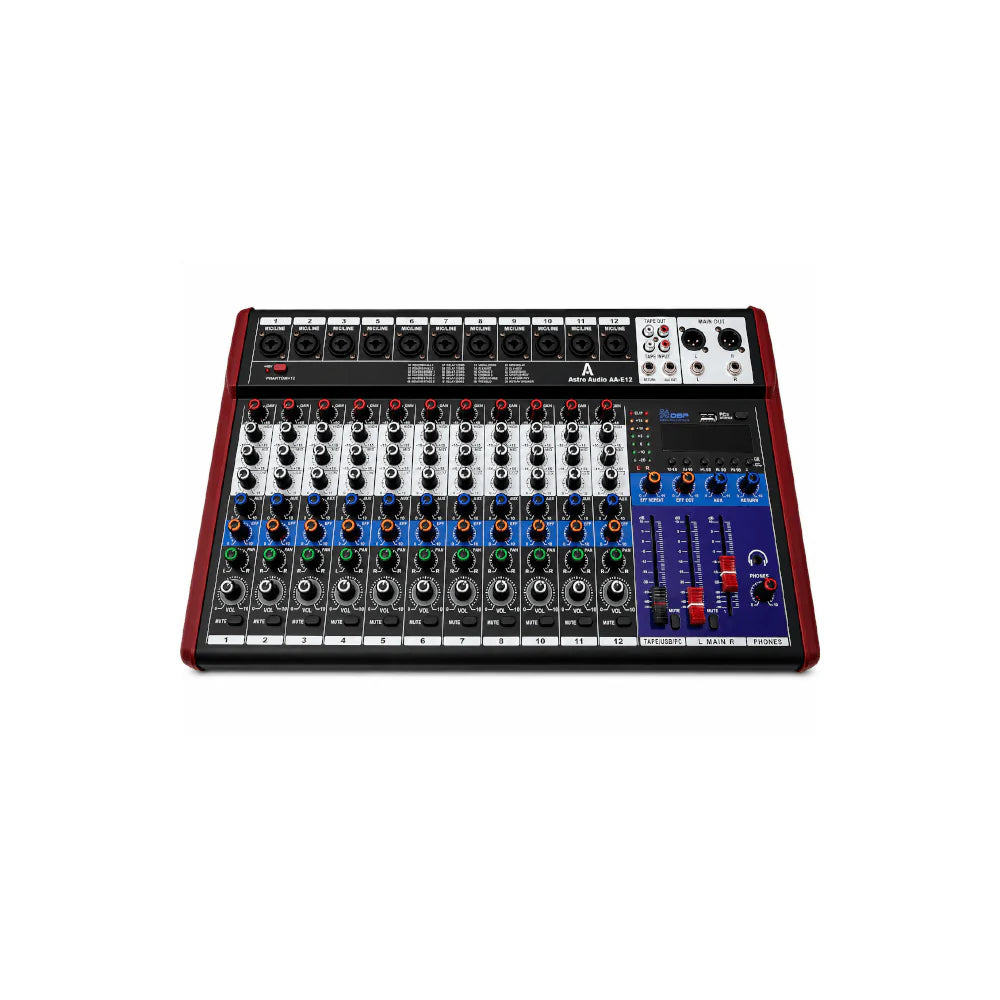 AA-E12 [Astro Audio 12CH Desktop Mixer With USB]