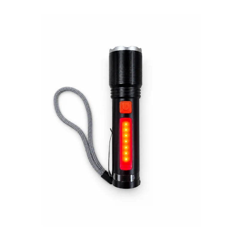 Klgo Rechargeable LED Flashlight Black [DT-005 BK]