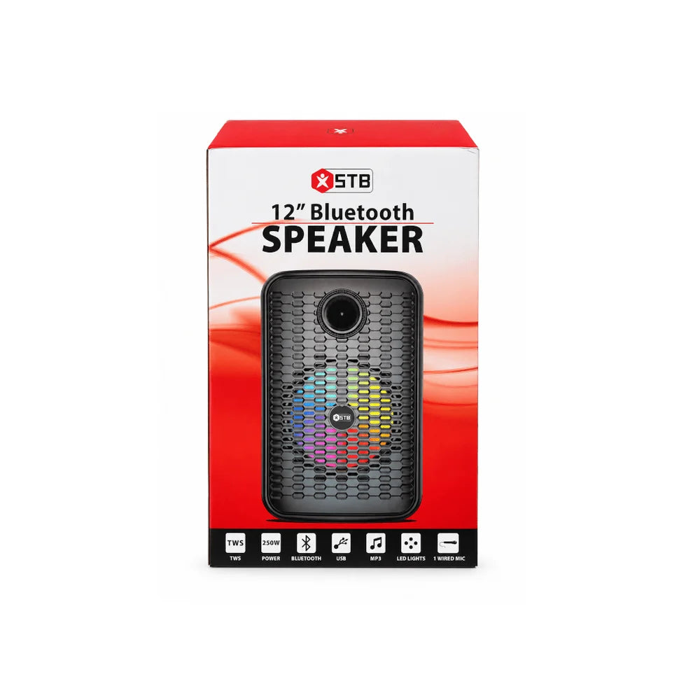 STB 12'' Portable Speaker with TWS [STB-2612B]