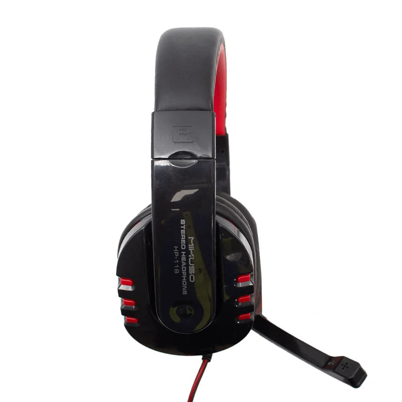 HP-118 BK Mikuso Headphone Black