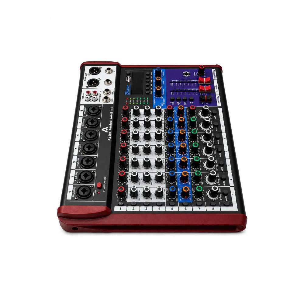 AA-E118 [Astro Audio 8ch Desktop Mixer With Usb] - IMS Distribution