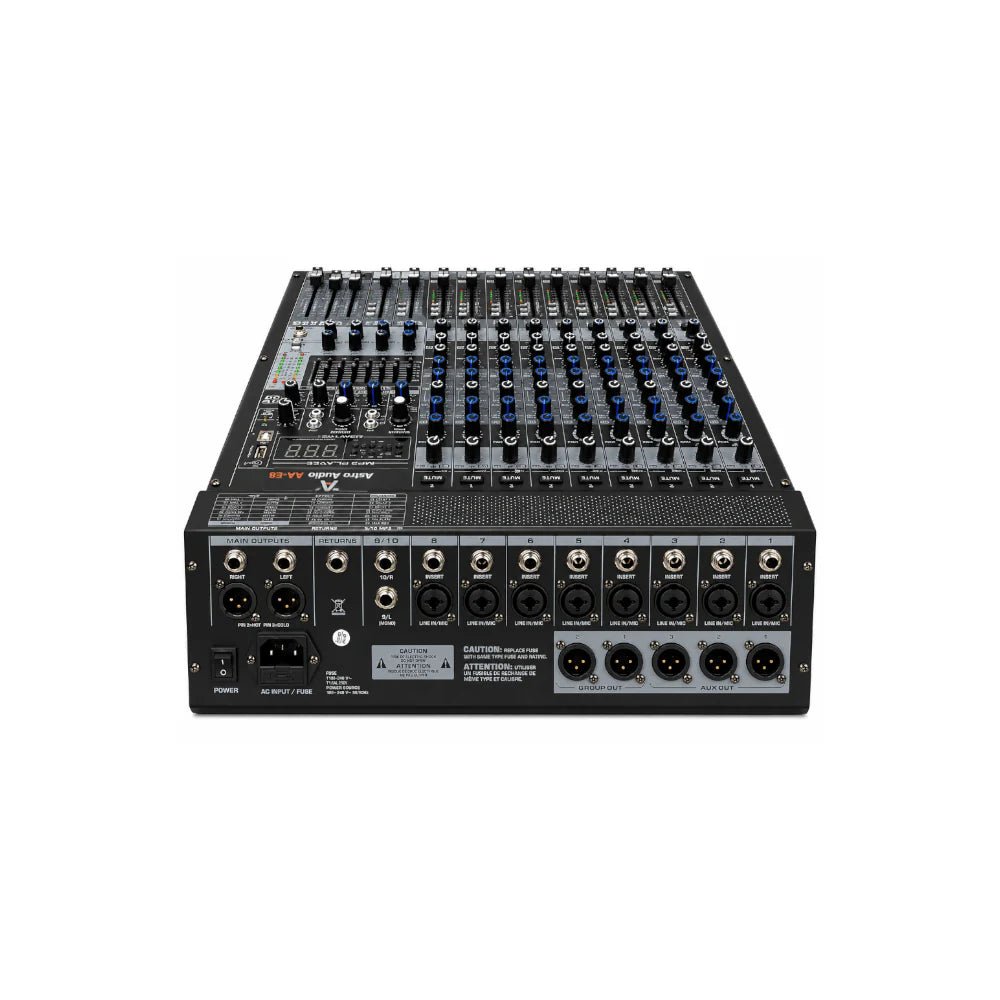 AA-E8 [Astro Audio 10 CH Desktop Mixer With USB] - IMS Distribution