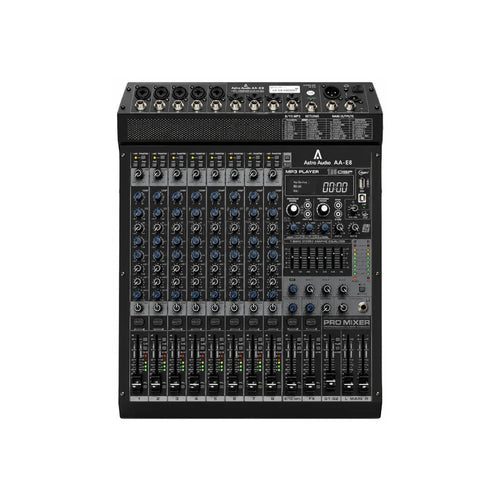 AA-E8 [Astro Audio 10 CH Desktop Mixer With USB] - IMS Distribution