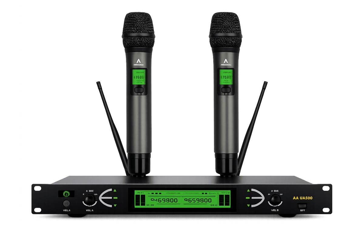 AA - KU500[Astro Audio wireless rechargeable Microphones] - My Store IMS Distribution