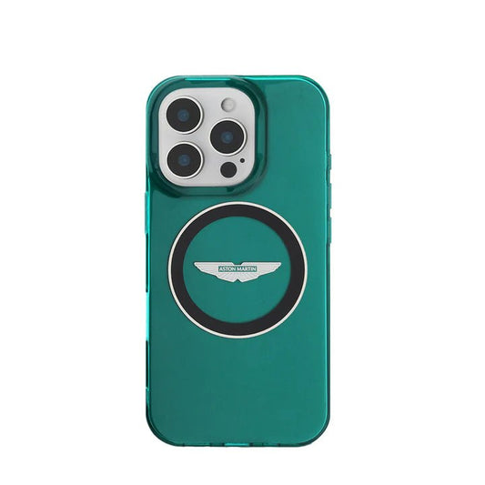 ASTON MARTIN - Magsafe IPhone 16 Pro Green IML Case - My Store