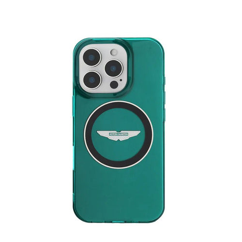 ASTON MARTIN - Magsafe IPhone 16 Pro Max Green IML Case - My Store
