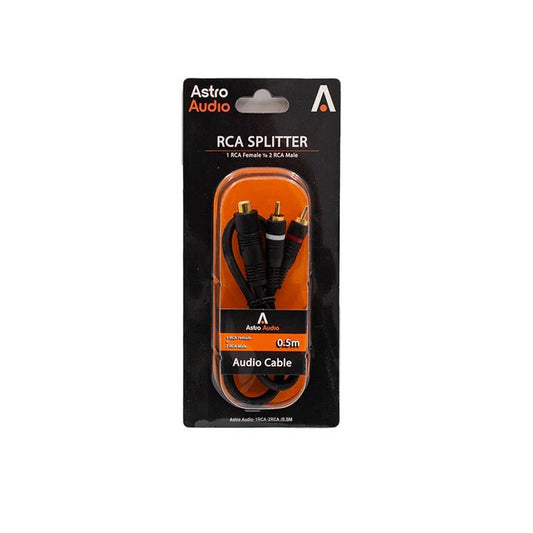 Astro Audio 0.5M 1RCA Female to 2 RCA Male Cable [1RCA - 2RCA/0.5M] - My Store