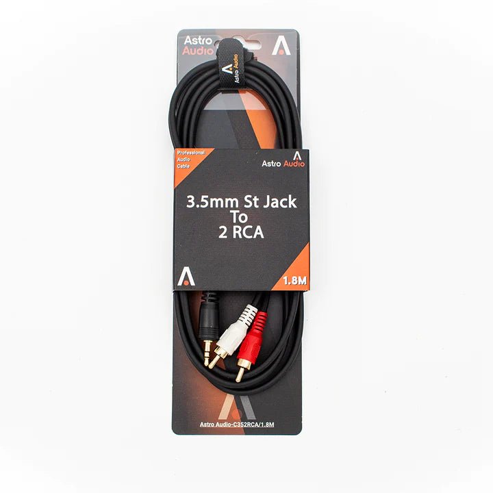 Astro Audio 3.5mm St Jack to 2RCA 1.8M [C352RCA18] - My Store