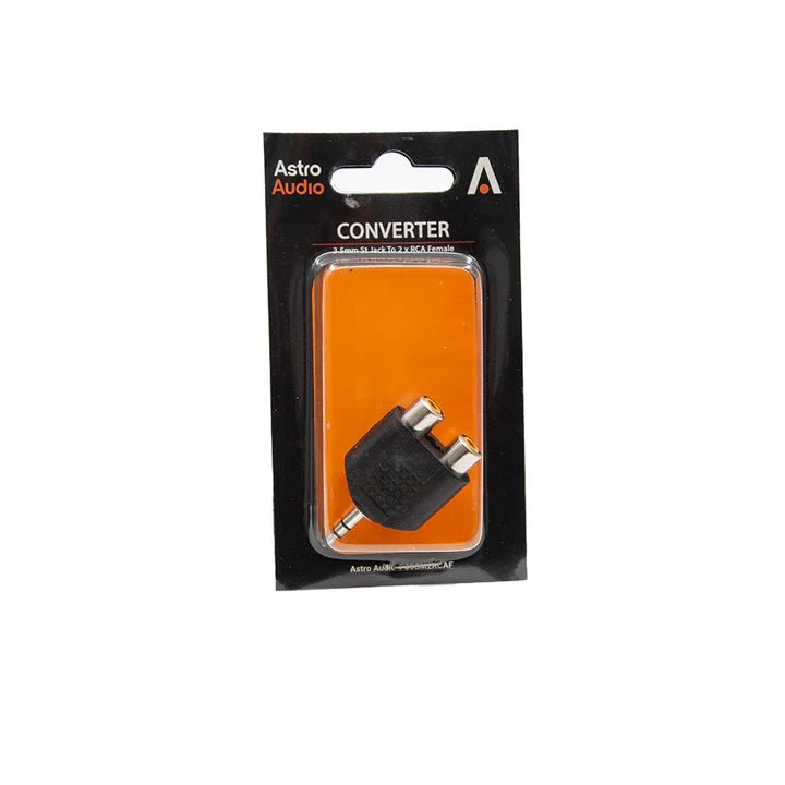 Astro Audio 3.5mm St Jack to 2xRCA Female Converter[P35SM2RCAF] - My Store