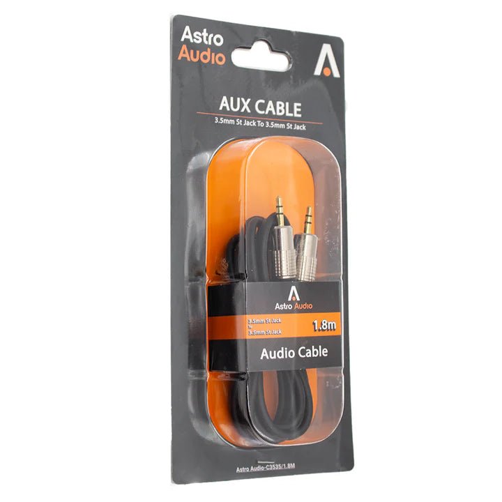 Astro Audio 3.5mm St to 3.5mm St Aux Cable [C353518] - My Store