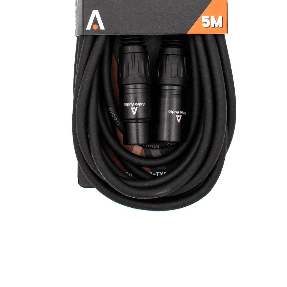 Astro Audio 5M XLR Male to XLR Female Mic Cable [Tx009 - Tx012BK] - IMS Distribution