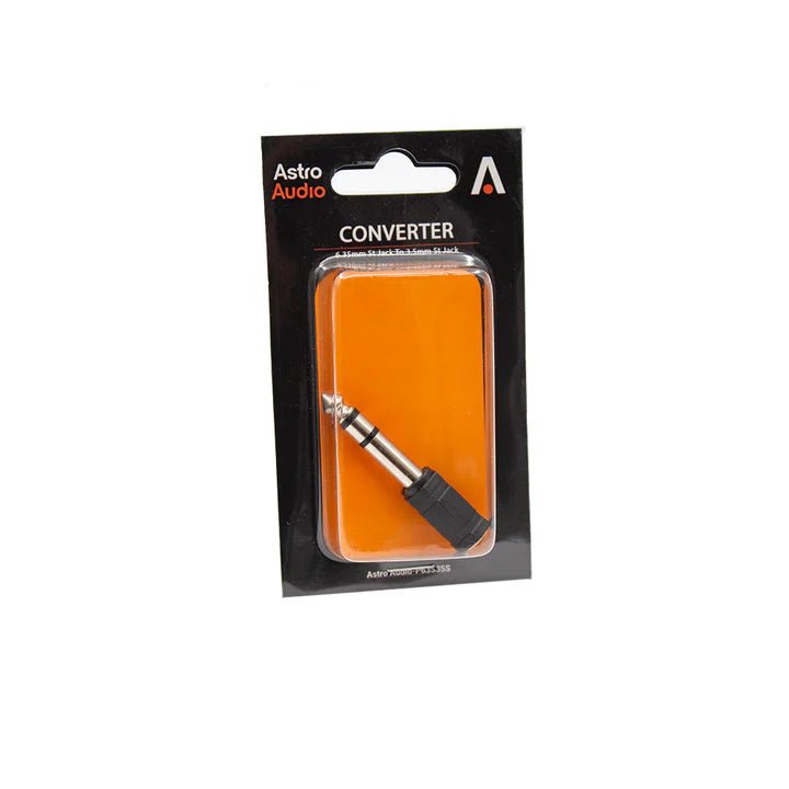Astro Audio 6.35mm St Jack to 3.5mm St Jack Connector [P63S35S] - My Store