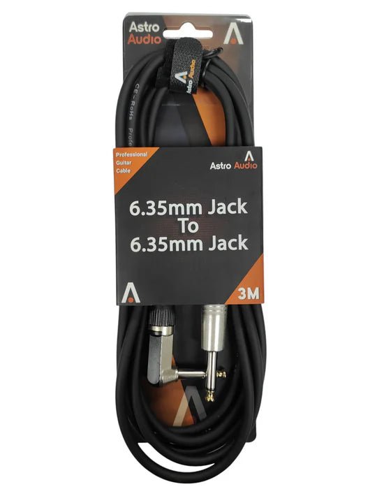 Astro Audio 6.35mm to 6.35mm Guitar Cable 3M [TJ003+TJ054/3m] - My Store