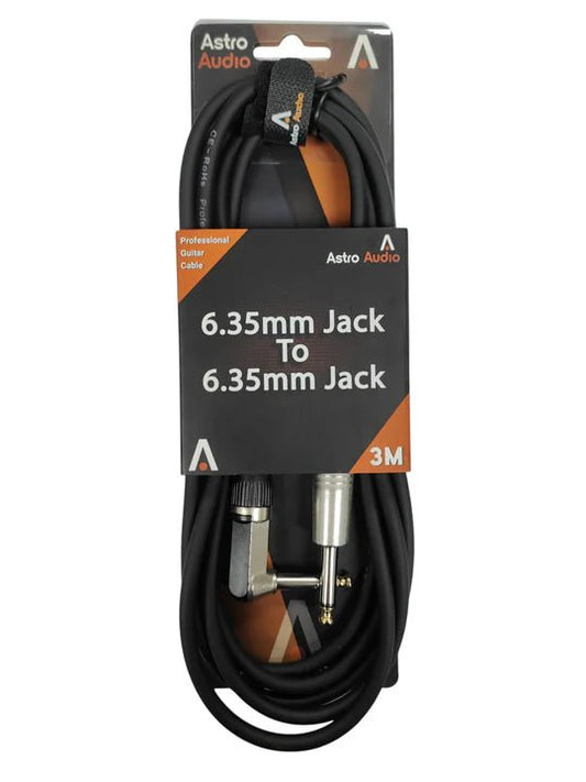Astro Audio 6.35mm to 6.35mm Guitar Cable 3M [TJ003+TJ054/3m] - My Store
