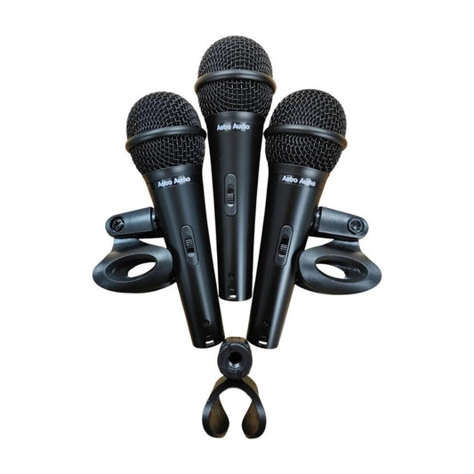 Astro Audio AA - XM1800 3 - Pack Dynamic Microphones – Pro - Stage Kit | IMS Distribution - My Store IMS Distribution