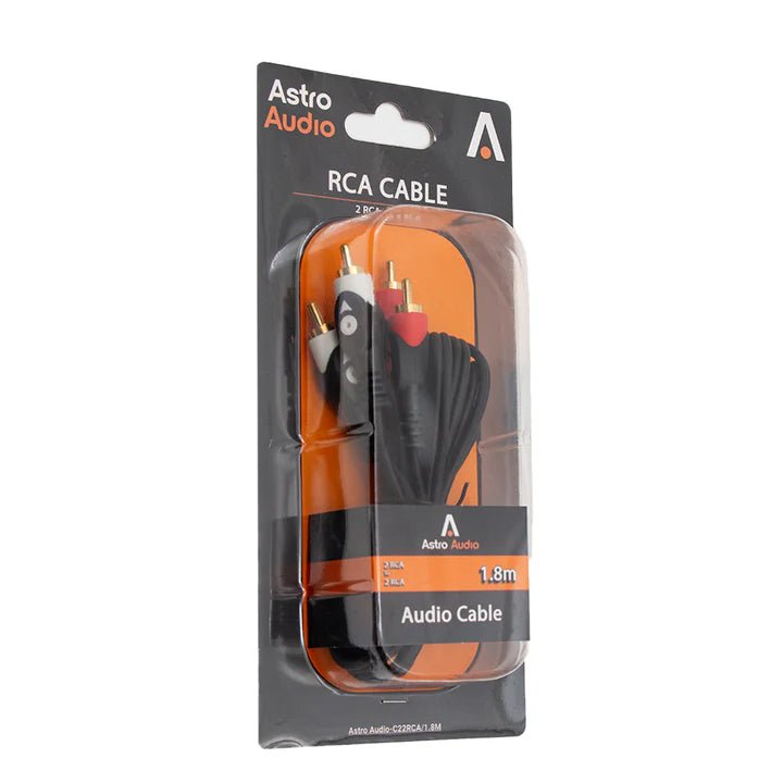 Astro Audio - C22RCA18 2RCA To 2RCA With Bl Cable 1.8m (50) - My Store