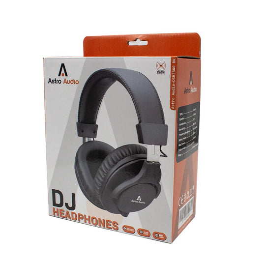 Astro Audio Dj Headphone Black[DSH3500 BK] - My Store