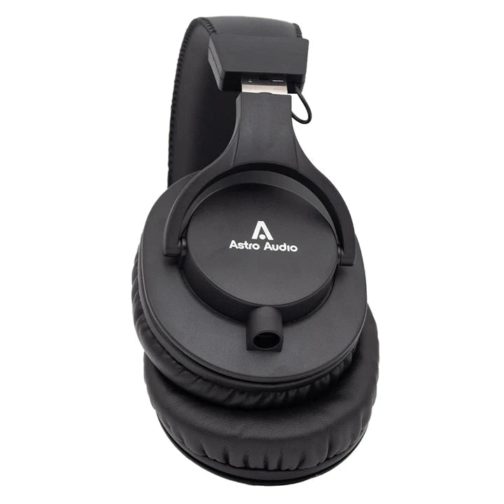 Astro Audio DSH3500 BK DJ Headphones – Foldable Pro Monitoring, Black | IMS Distribution - IMS Distribution
