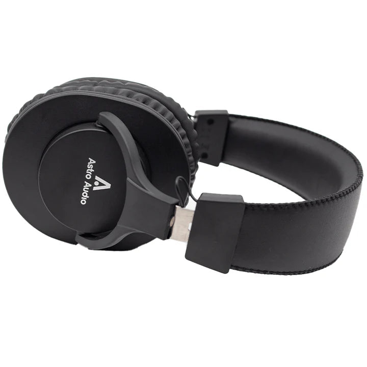 Astro Audio DSH3500 BK DJ Headphones – Foldable Pro Monitoring, Black | IMS Distribution - IMS Distribution