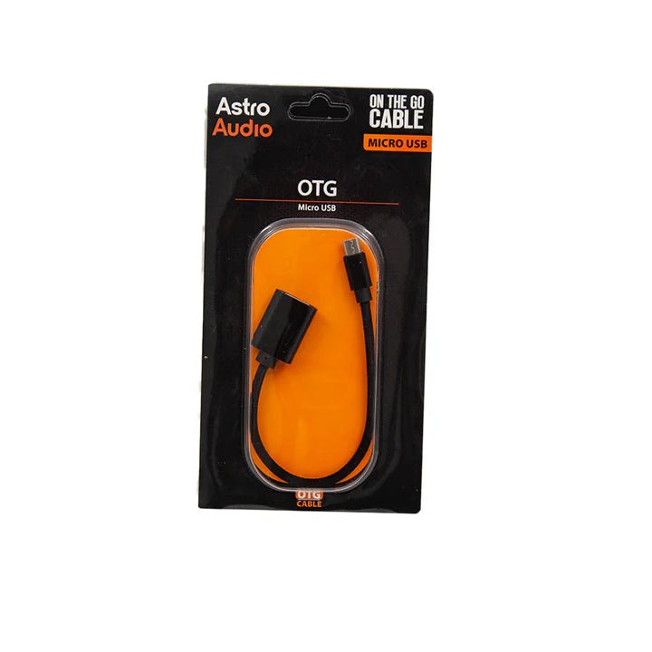 Astro Audio - USBAF - MOTG Usb - A Female To Micro OTG Cable ABS Shell+PVC Cable 0.18M - My Store