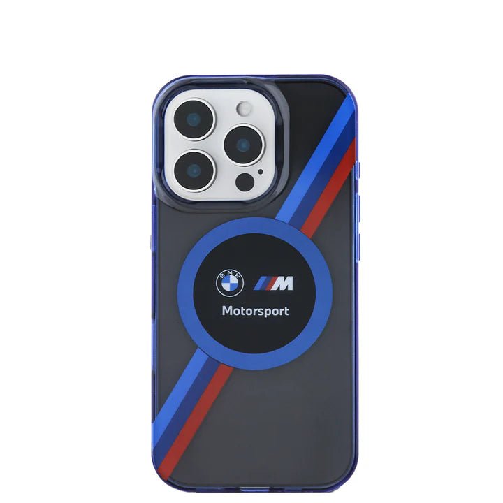 BMW MOTORSPORT - Magsafe IPhone 16 Pro Black Printed Case - My Store