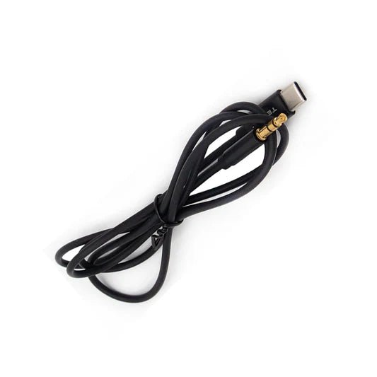 CBL - 117 BK Mikuso Audio Cable 1M 1m+3.5mm to type C Aux Black - My Store
