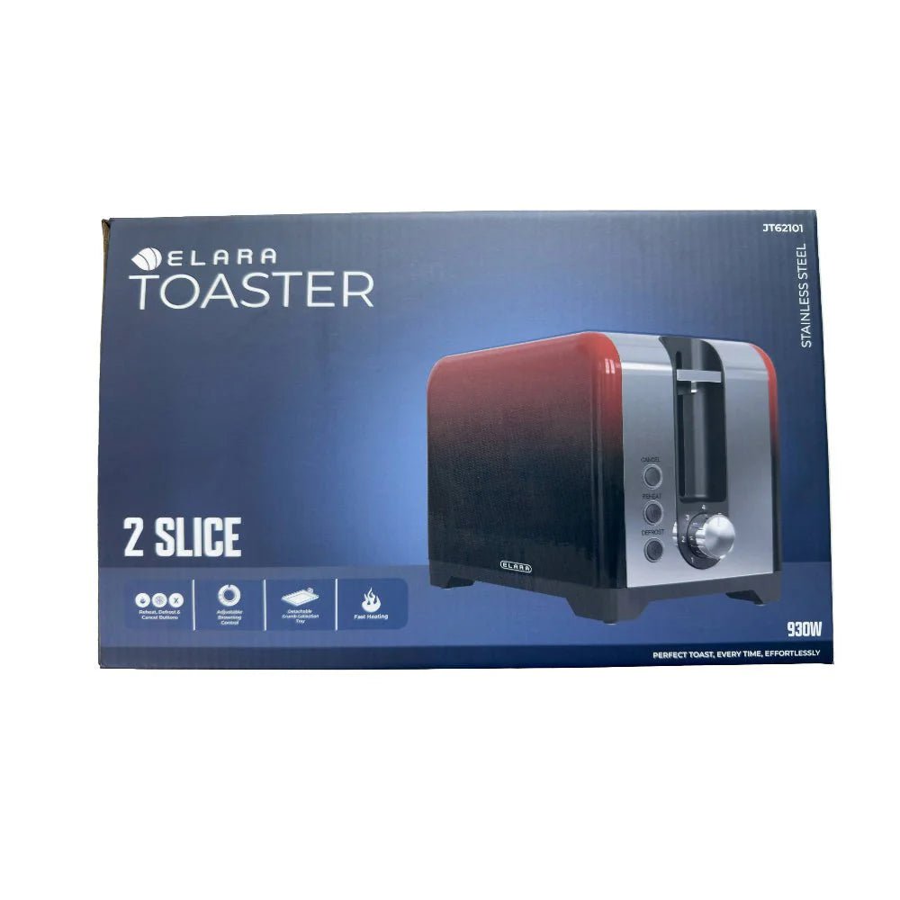 Elara 2 - Slice Toaster Ombre Red & Black | wholesale supply - IMS Distribution