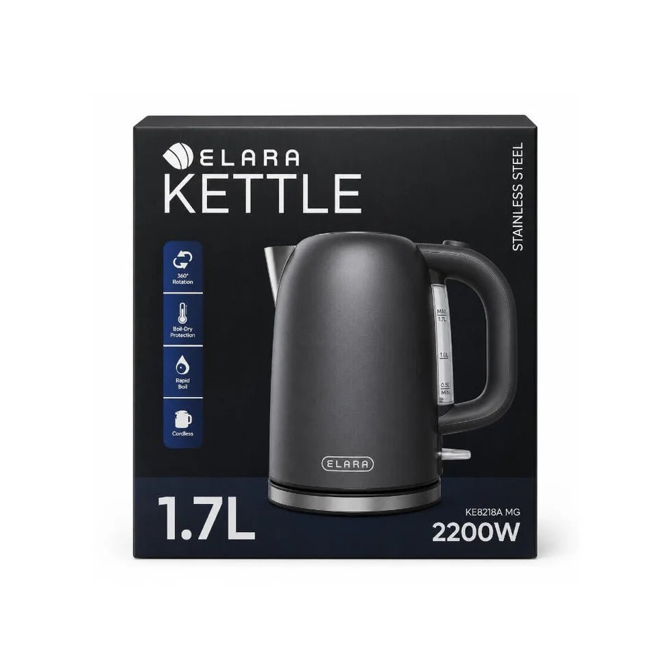 Elara KE82118A MG Elara 1.7L Stainless Steel Cordless wholesale supply - IMS Distribution