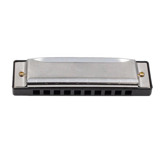 F10BA/ Bruce Harmonica 10 - hole C key Black - My Store
