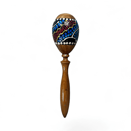 FTS Maracas Wood W/Stick 6 x 23cm - My Store IMS Distribution