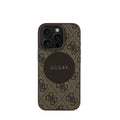 GUESS - Magsafe Grained IPhone 16 Pro Max Brown Case - My Store