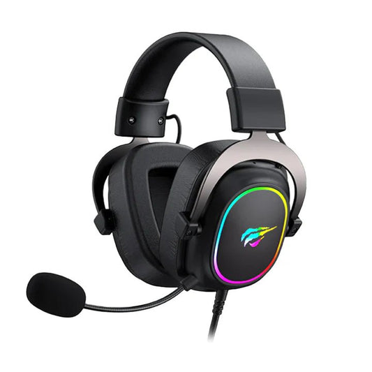 Havit Gaming Headphone Black+Ochre [HV - H2002P BK+OH] - My Store