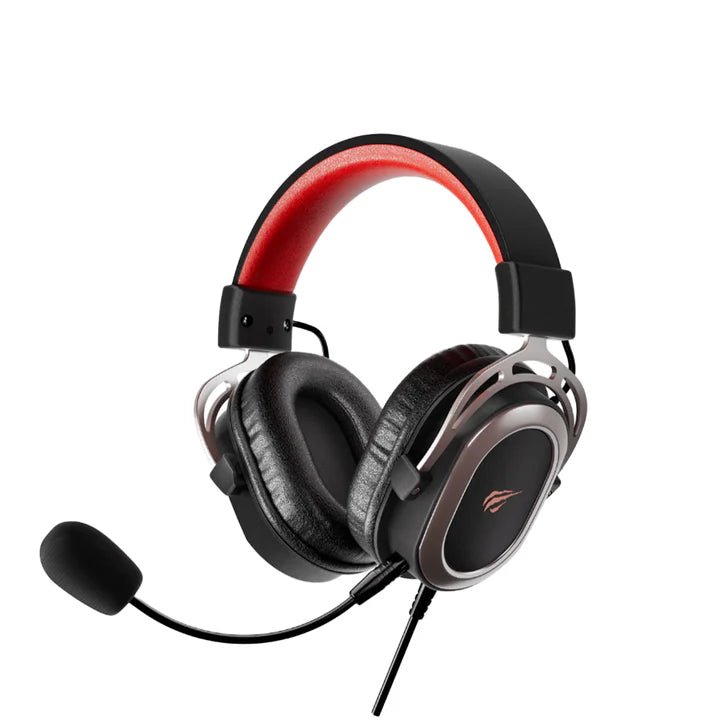 Havit Gaming Headphone Black+Ochre+Red [HV - H2008D BK] - My Store