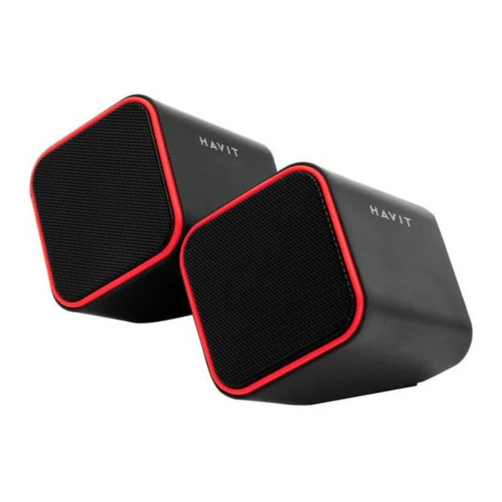 Havit USB 2.0 Computer Speaker [HV - SK473 BK+RD] - My Store
