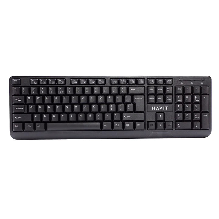 Havit USB Keyboard Black [HV - KB378 BK] - My Store