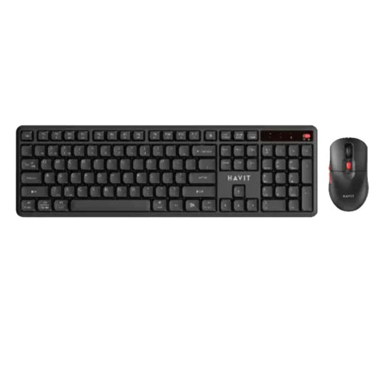 Havit Wireless keyboard+Mouse Combo Black+Red [HV - KB261WB BK+RD] - My Store