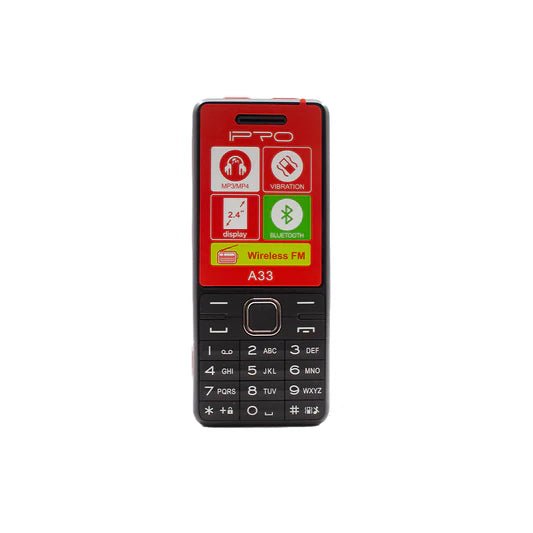 IPRO 2G Dual Sim feature phone [A33 BK+RD] - My Store