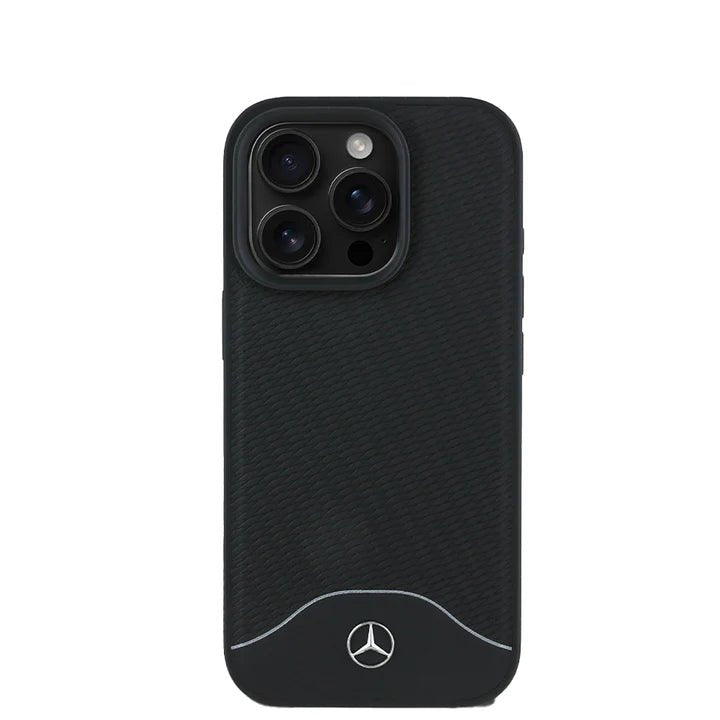 MERCEDES - Magsafe IPhone 16 Pro Black Wood Imitation Case - My Store