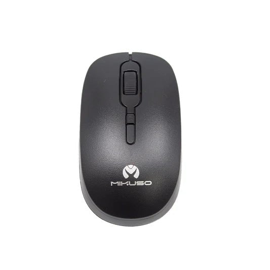 Mikuso 4 Buttons + 1 Wheel Wireless Mouse [MOS - W085 BK] - My Store