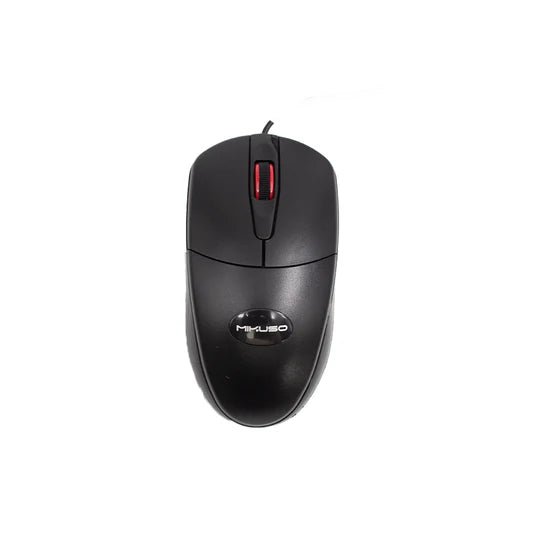 Mikuso Wired Mouse 3 Buttons + 1 Wheel [MOS - 384U BK] - My Store