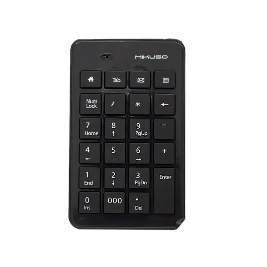 Mikuso Wired Numeric Keypad Black [KB - 047U BK] - My Store