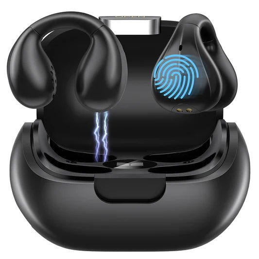 Monster Open Ear Clip - On Earbuds Black [E22BK] - My Store
